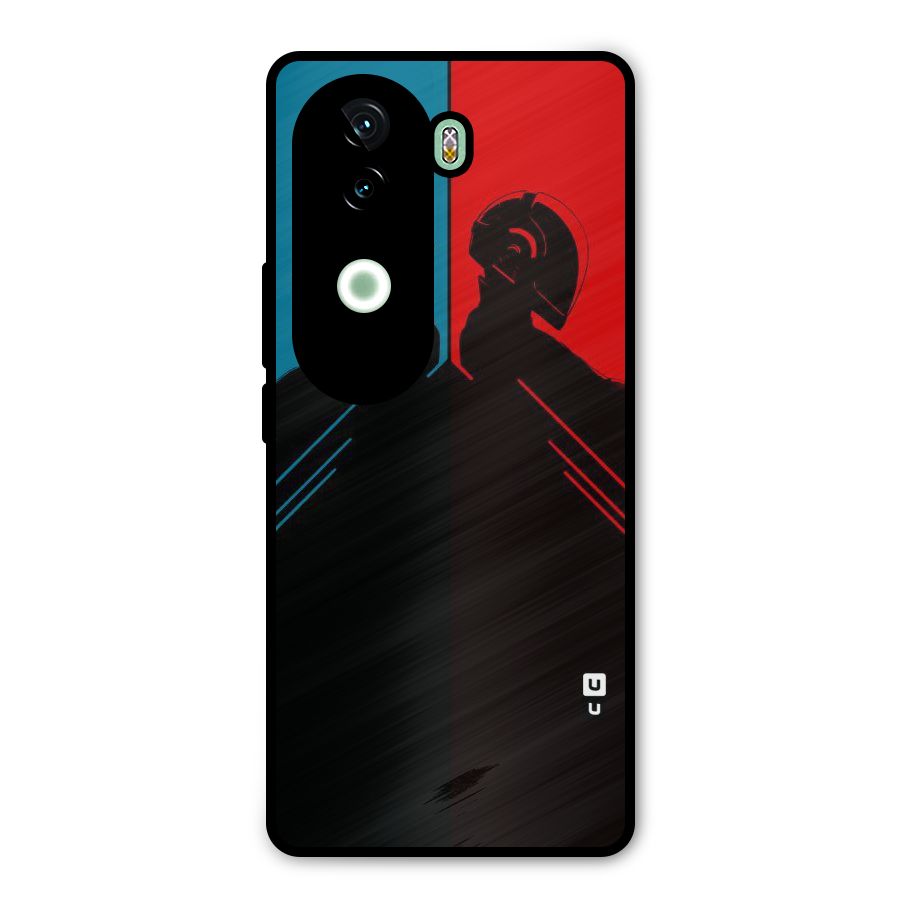Fight Colours Metal Back Case for iQOO Z9s