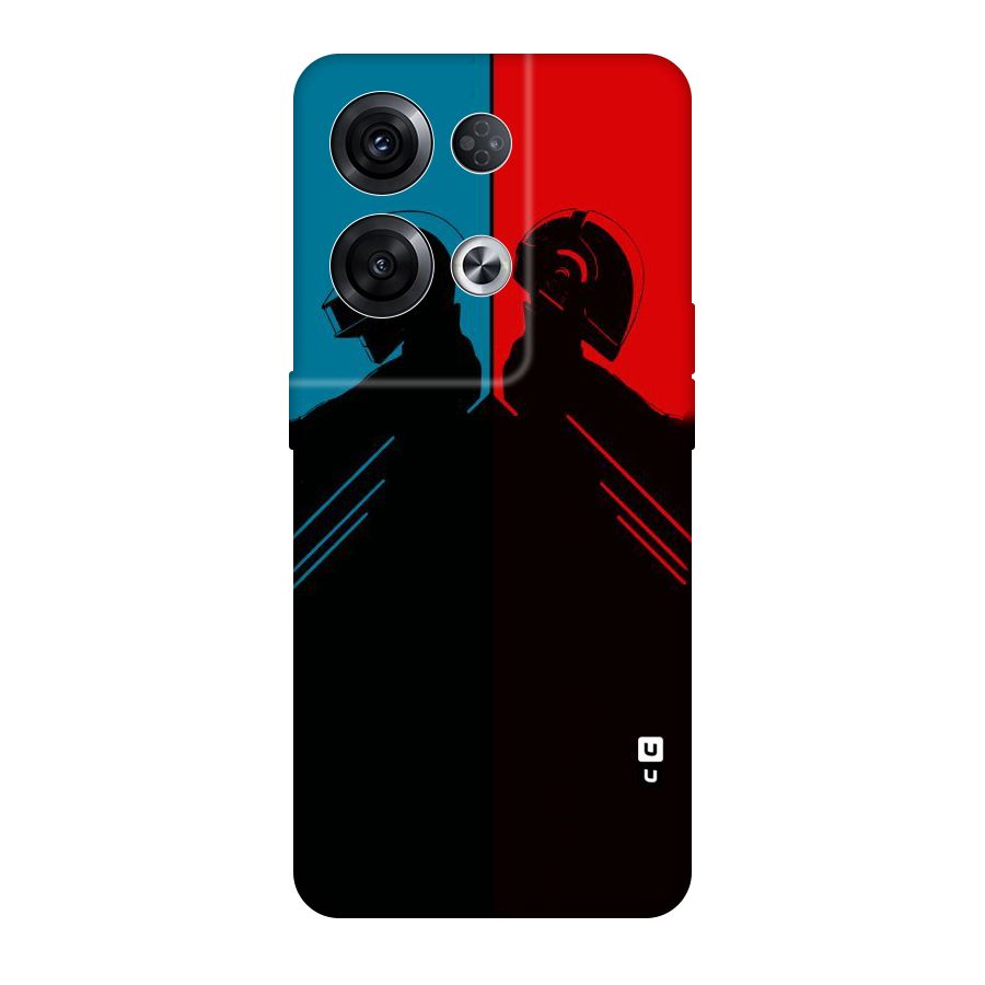 Fight Colours Original Polycarbonate Back Case for Oppo Reno8 Pro 5G