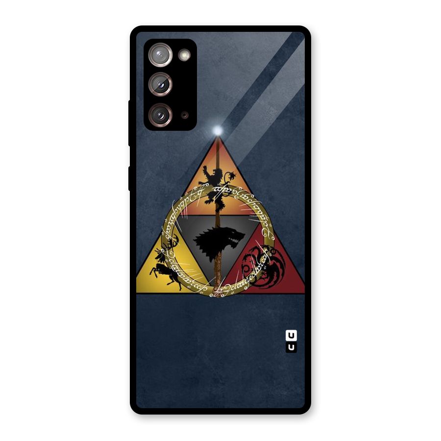 Fight For Crown Glass Back Case for Galaxy Note 20