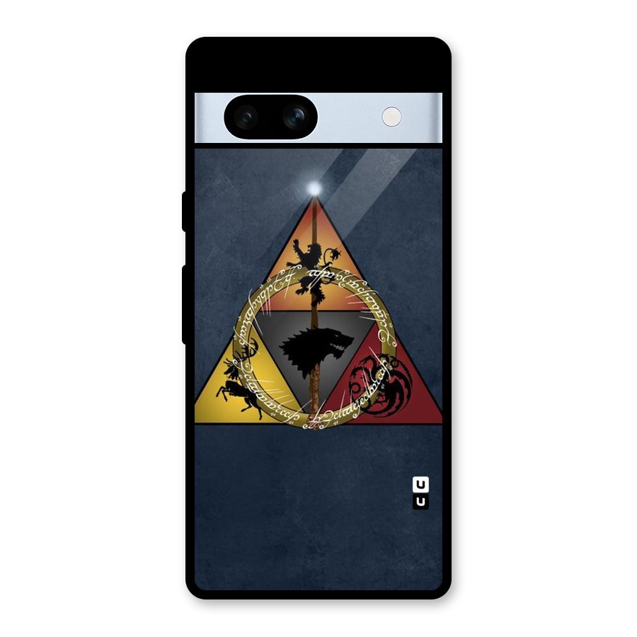Fight For Crown Glass Back Case for Google Pixel 7a