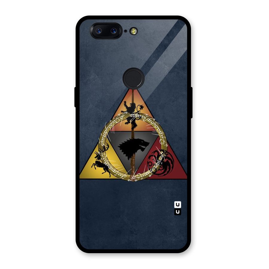 Fight For Crown Glass Back Case for OnePlus 5T