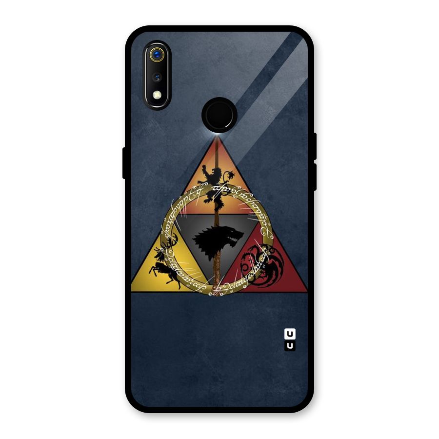 Fight For Crown Glass Back Case for Realme 3i