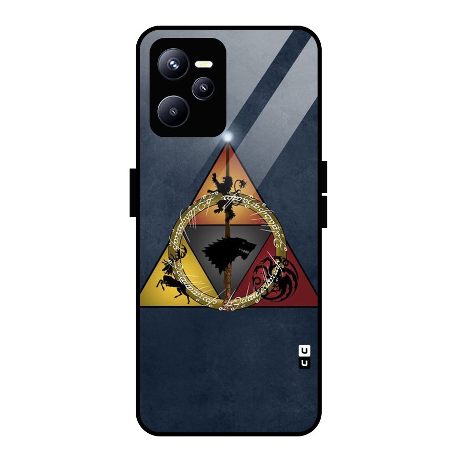 Fight For Crown Glass Back Case for Realme C35