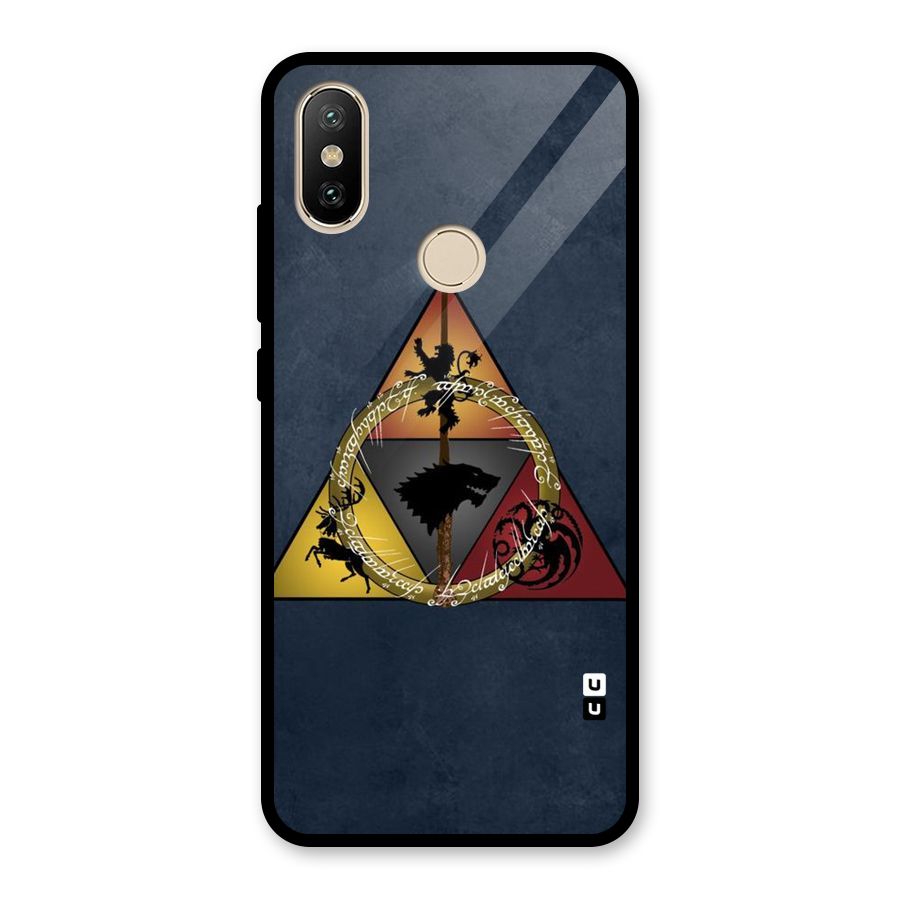 Fight For Crown Glass Back Case for Redmi A2