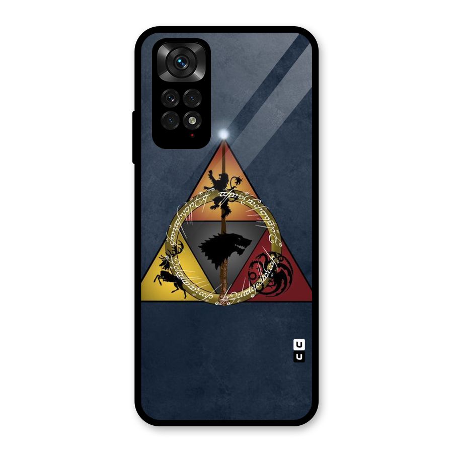 Fight For Crown Glass Back Case for Redmi Note 11S