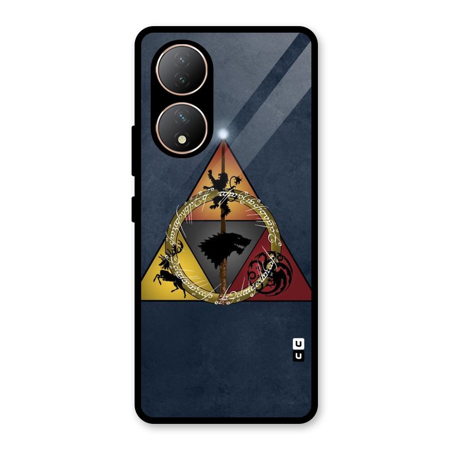 Fight For Crown Glass Back Case for Vivo Y100A