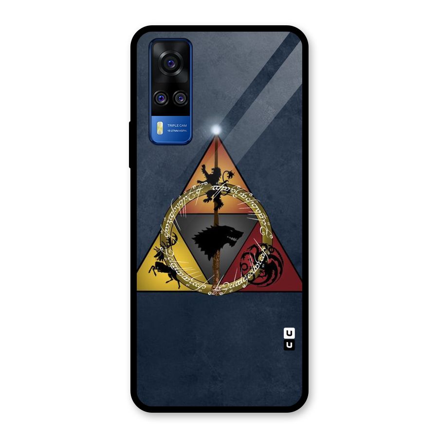 Fight For Crown Glass Back Case for Vivo Y31