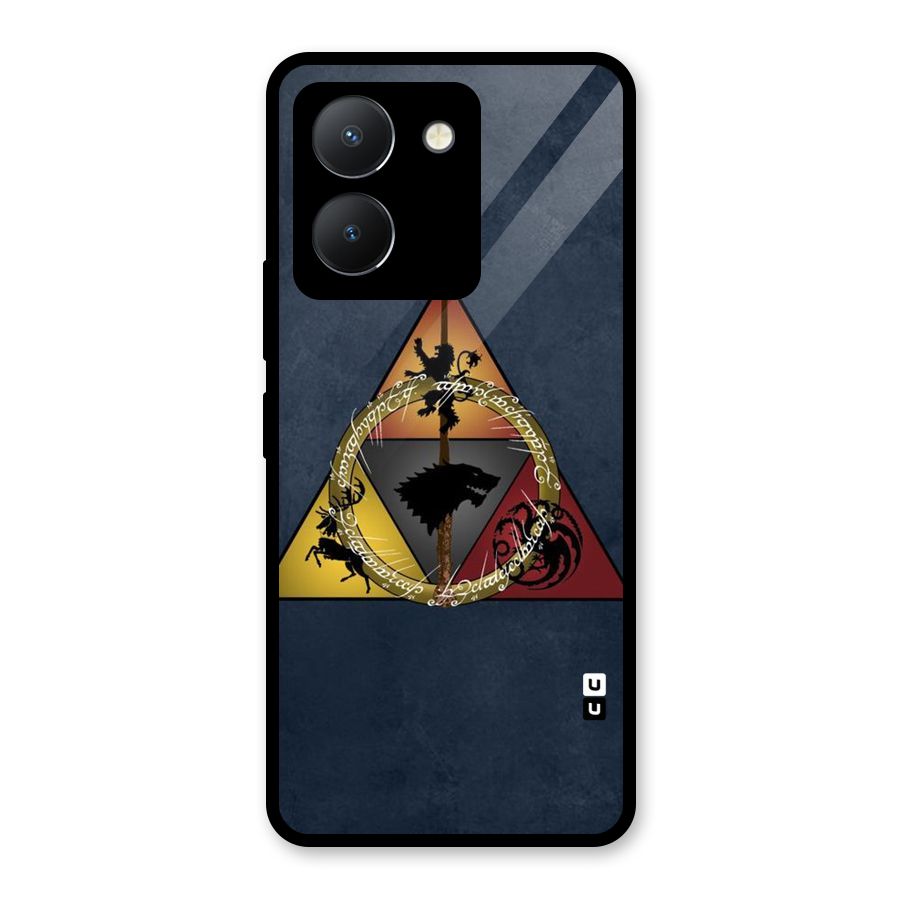 Fight For Crown Glass Back Case for Vivo Y36