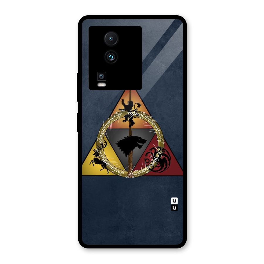 Fight For Crown Glass Back Case for Vivo iQOO Neo 7 Pro