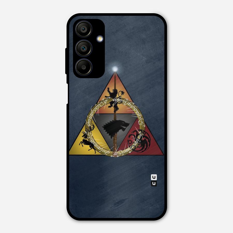 Fight For Crown Metal Back Case for Galaxy A15 5G