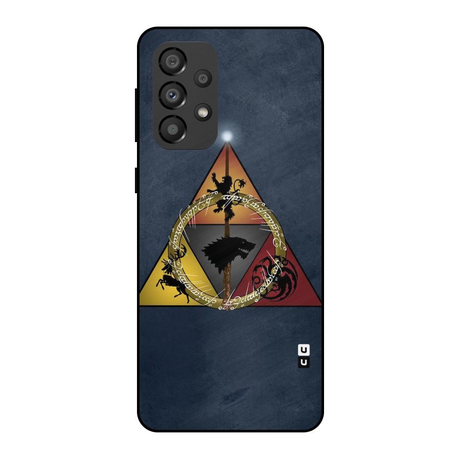 Fight For Crown Metal Back Case for Galaxy A33 5G