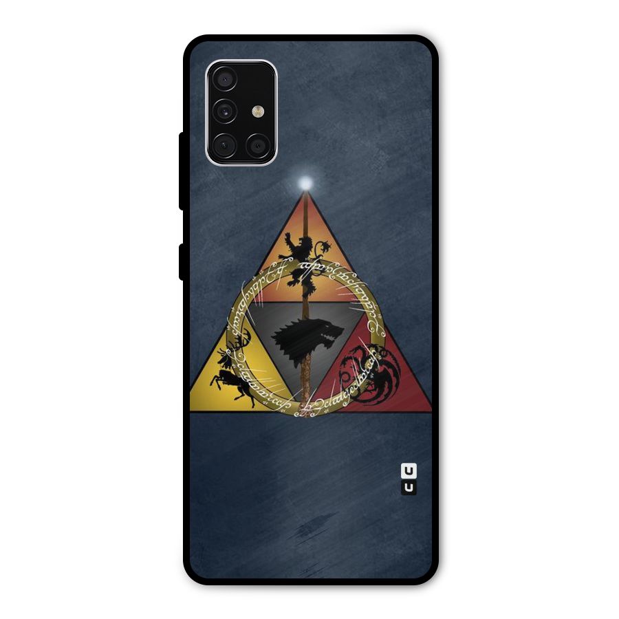 Fight For Crown Metal Back Case for Galaxy A51