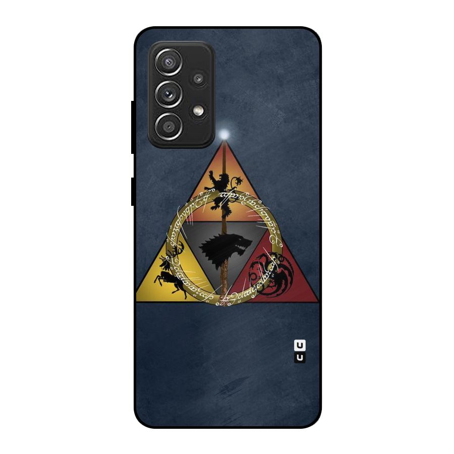 Fight For Crown Metal Back Case for Galaxy A52s 5G