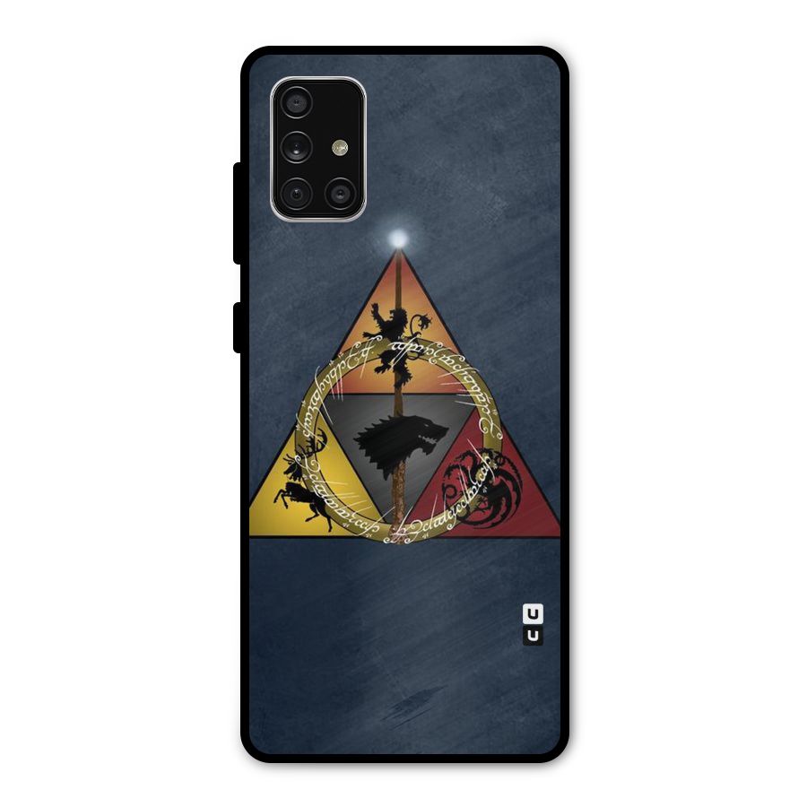 Fight For Crown Metal Back Case for Galaxy A71