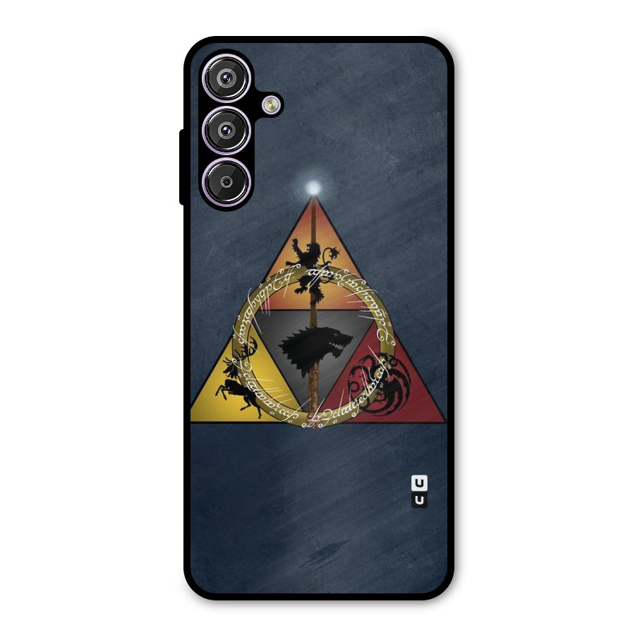 Fight For Crown Metal Back Case for Galaxy M15