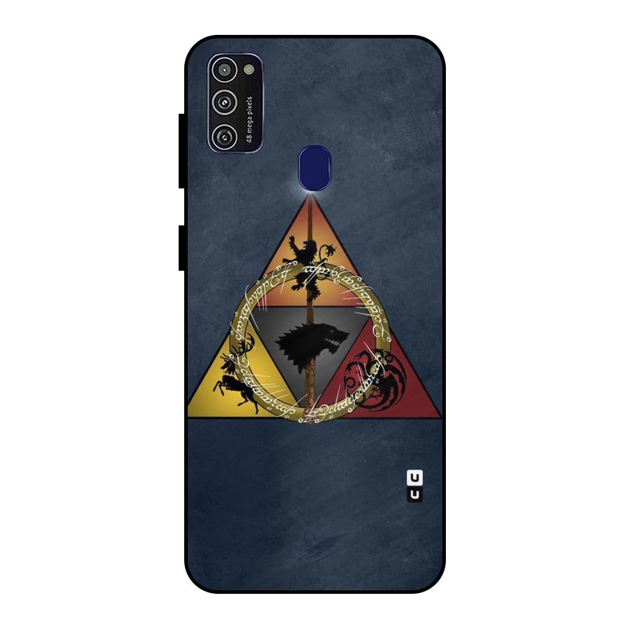 Fight For Crown Metal Back Case for Galaxy M30s
