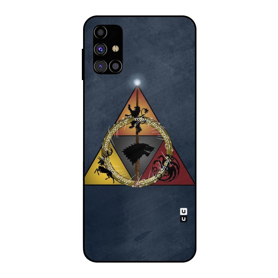 Fight For Crown Metal Back Case for Galaxy M31s