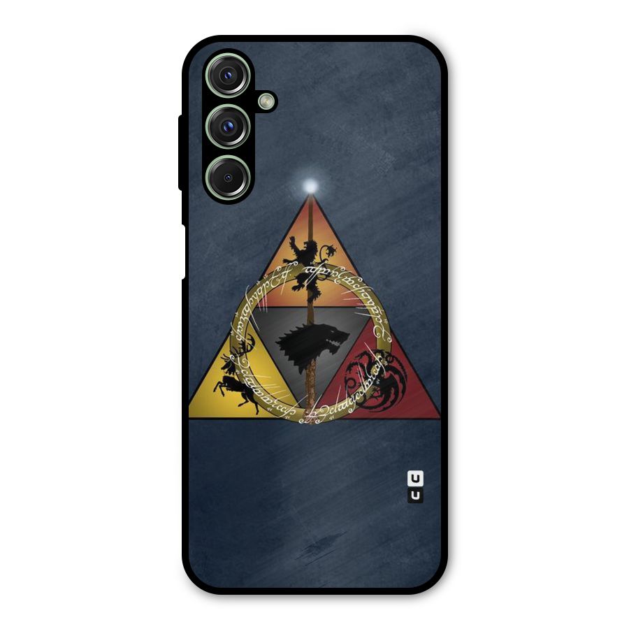 Fight For Crown Metal Back Case for Galaxy M34