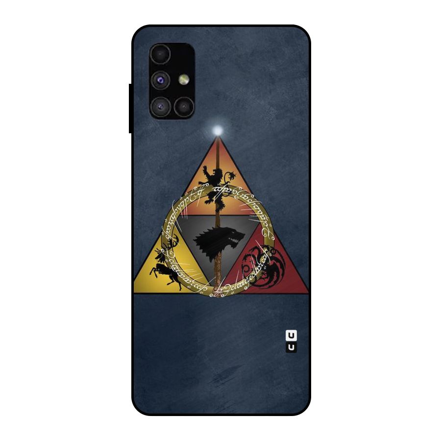 Fight For Crown Metal Back Case for Galaxy M51