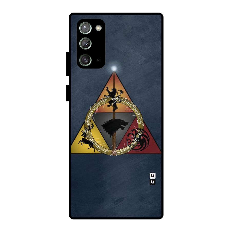 Fight For Crown Metal Back Case for Galaxy Note 20