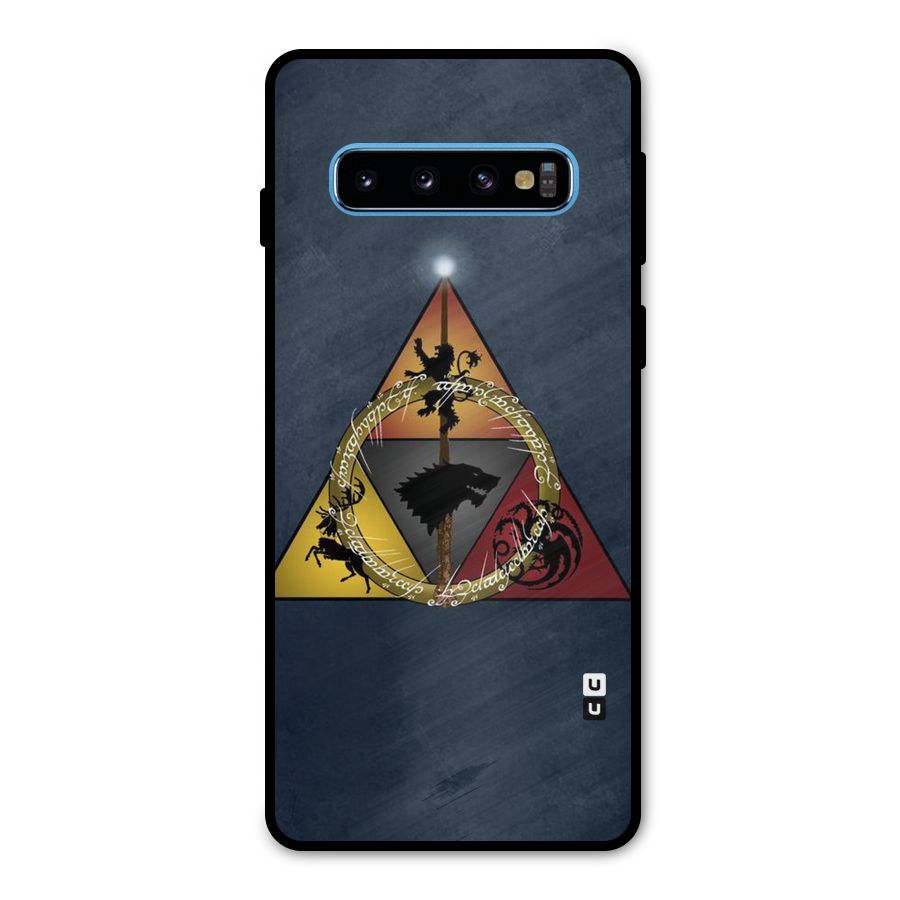 Fight For Crown Metal Back Case for Galaxy S10