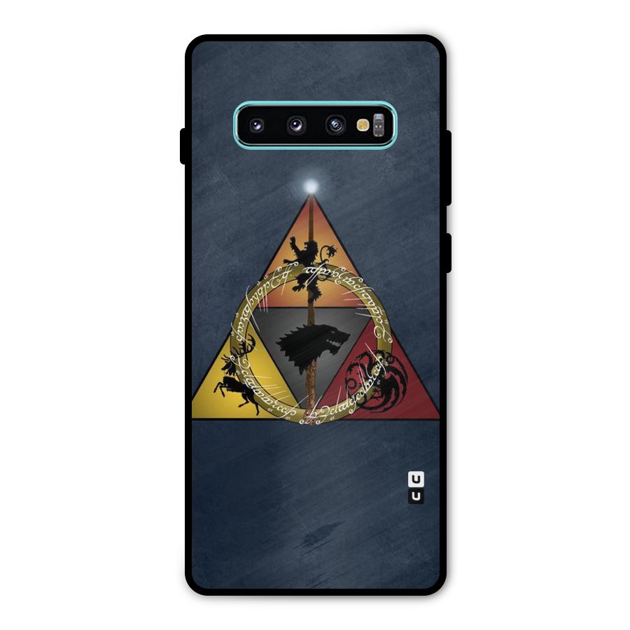 Fight For Crown Metal Back Case for Galaxy S10 Plus