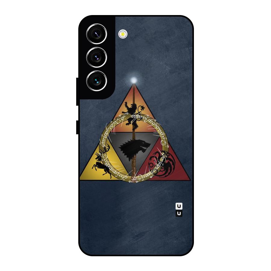 Fight For Crown Metal Back Case for Galaxy S22 5G