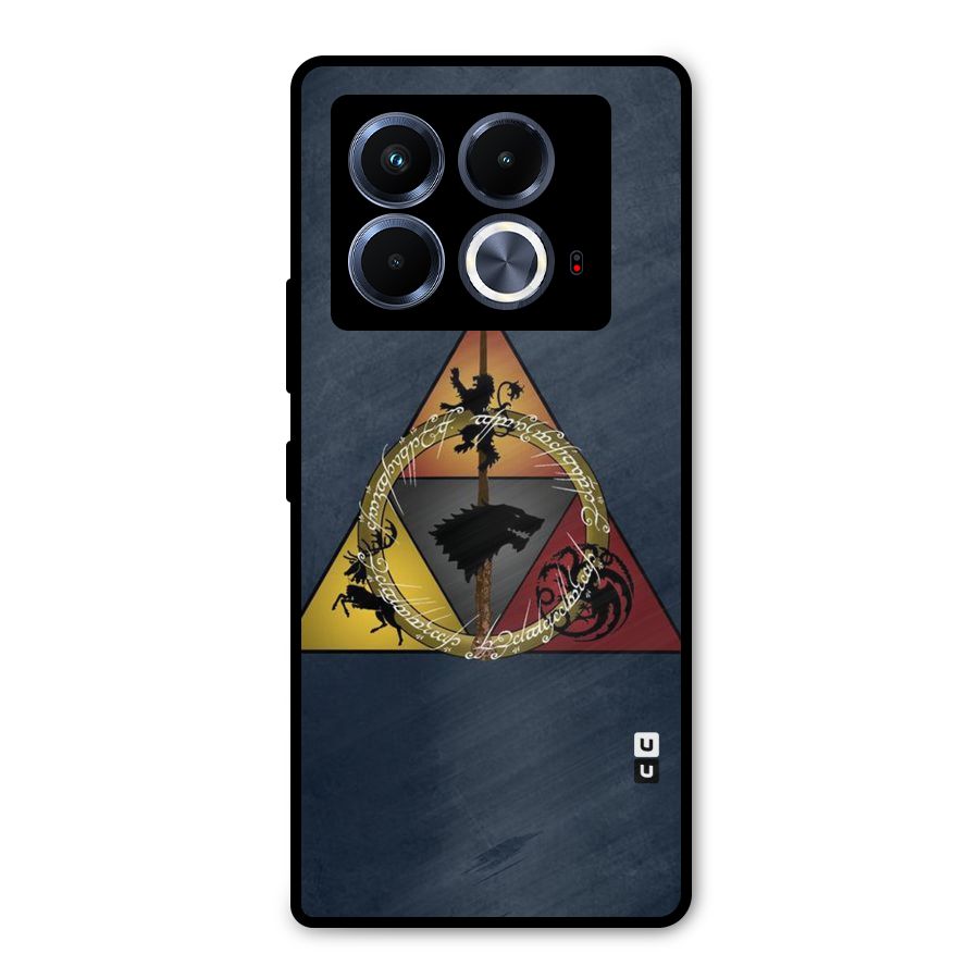 Fight For Crown Metal Back Case for Infinix Note 40 5G