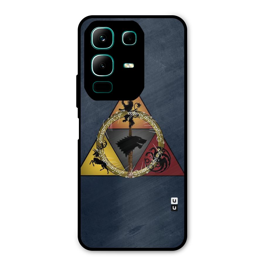 Fight For Crown Metal Back Case for Infinix Note 50x