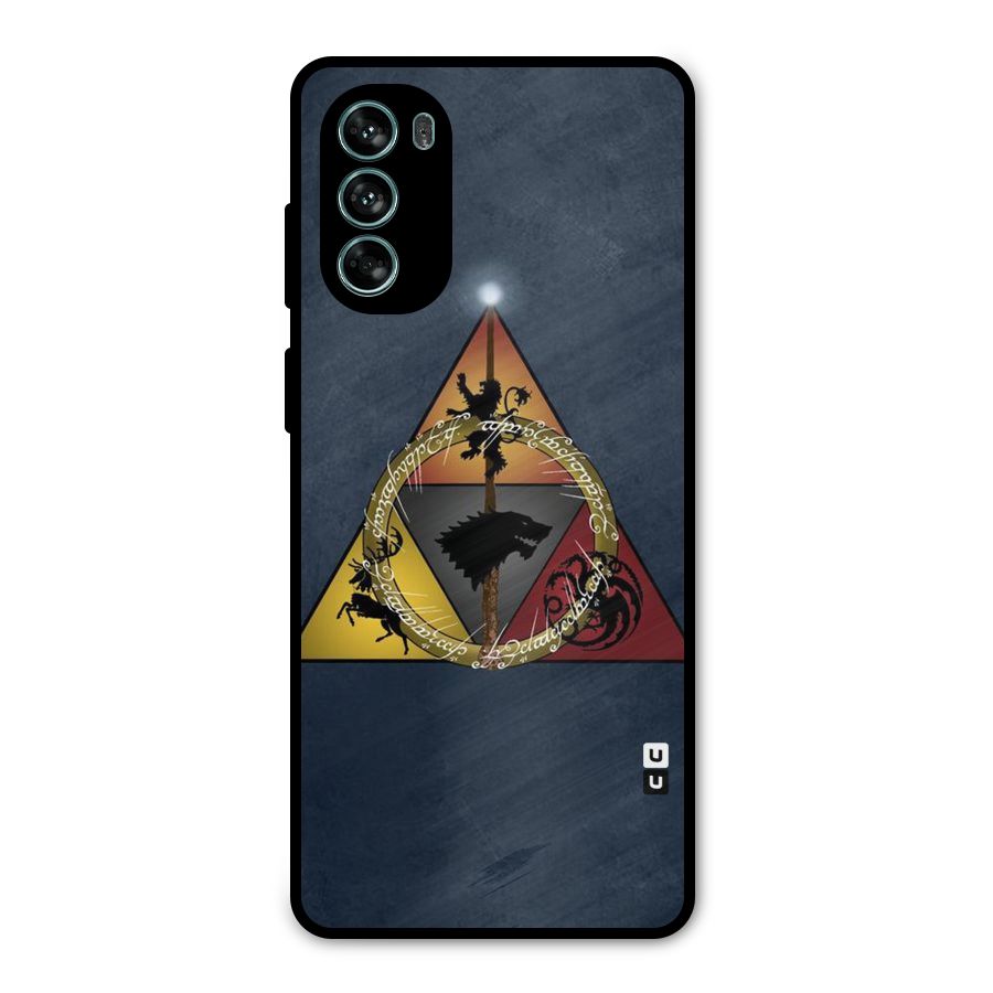 Fight For Crown Metal Back Case for Moto G62