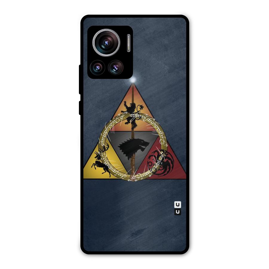 Fight For Crown Metal Back Case for Motorola Edge 30 Ultra