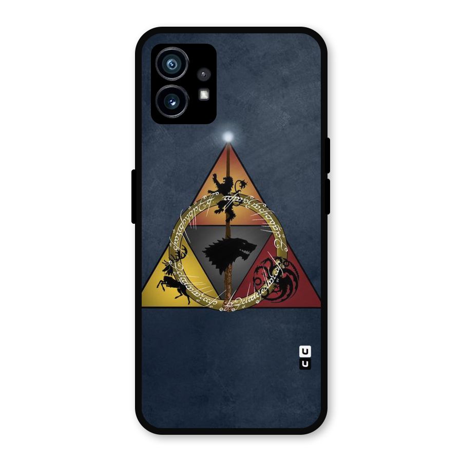 Fight For Crown Metal Back Case for Nothing Phone 1