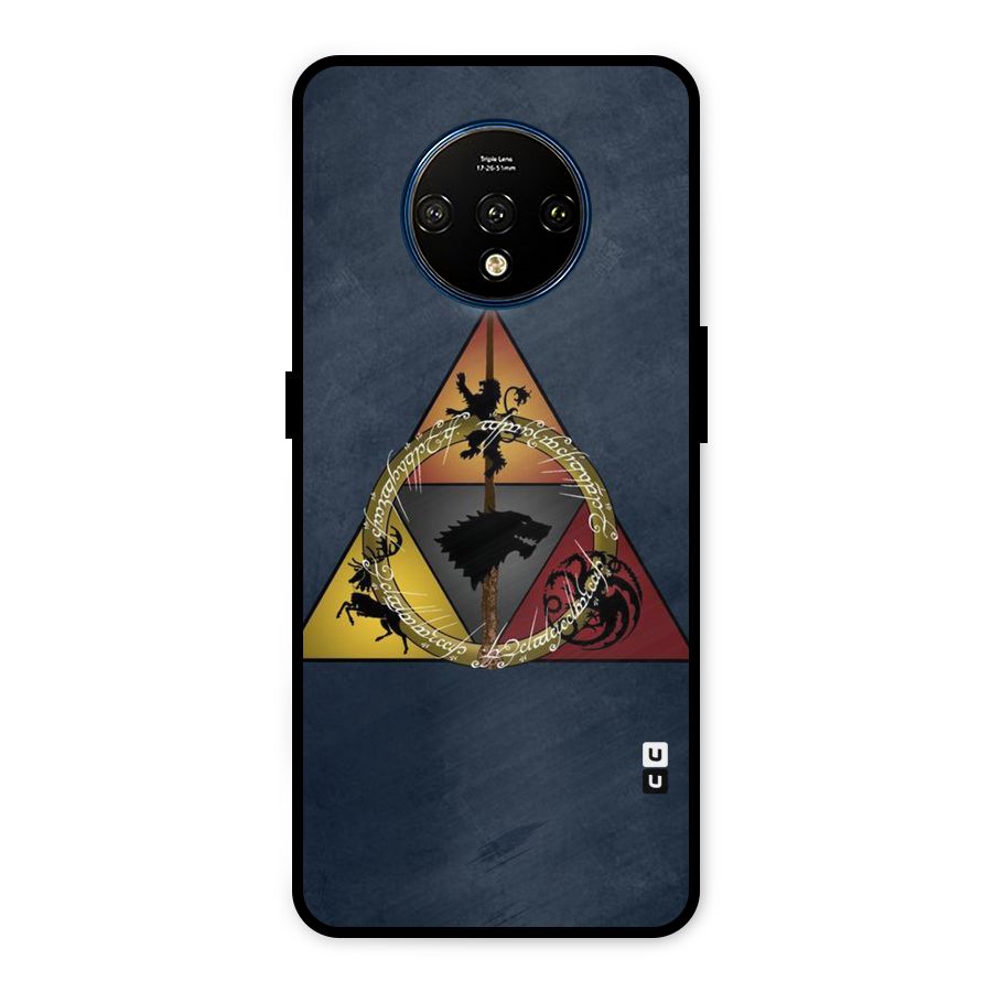Fight For Crown Metal Back Case for OnePlus 7T
