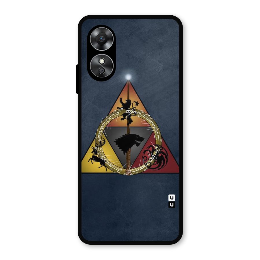 Fight For Crown Metal Back Case for Oppo A17