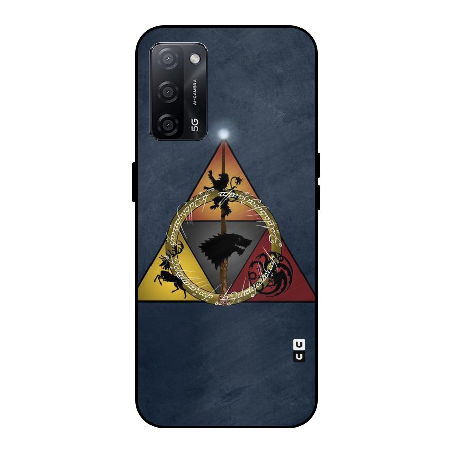 Fight For Crown Metal Back Case for Oppo A53s 5G