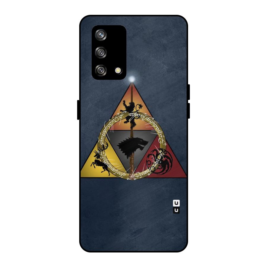 Fight For Crown Metal Back Case for Oppo F19