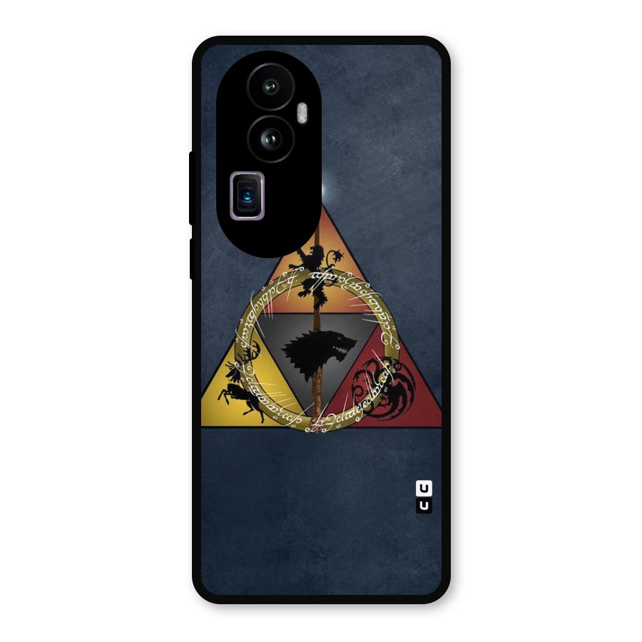 Fight For Crown Metal Back Case for Oppo Reno10 Pro Plus