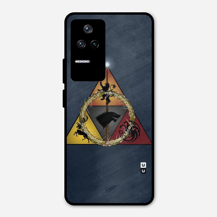 Fight For Crown Metal Back Case for Poco F4 5G