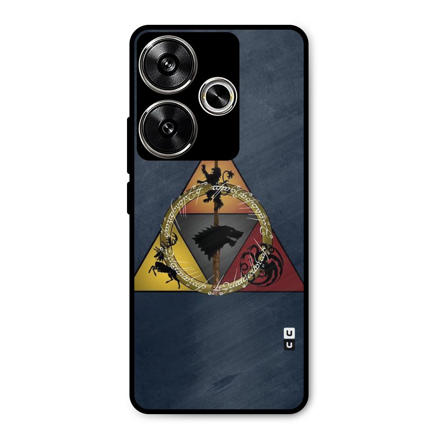 Fight For Crown Metal Back Case for Poco F6