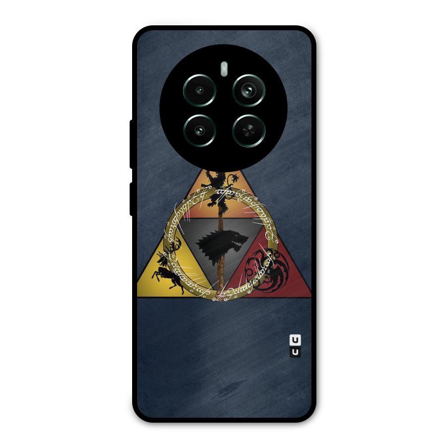 Fight For Crown Metal Back Case for Realme 12 Pro Plus