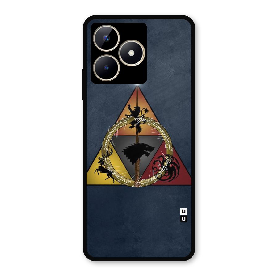 Fight For Crown Metal Back Case for Realme C53