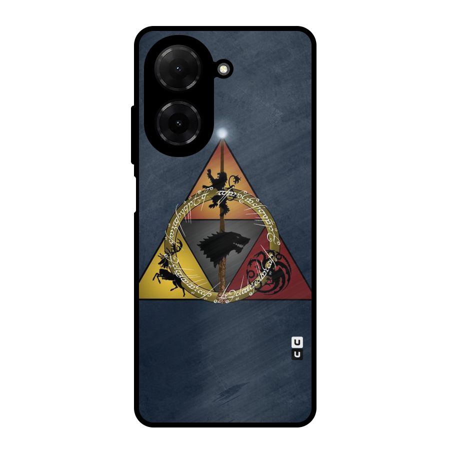 Fight For Crown Metal Back Case for Redmi A5 4G