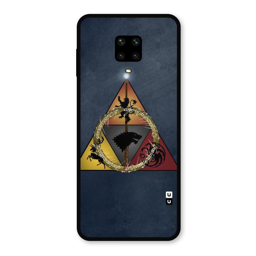 Fight For Crown Metal Back Case for Redmi Note 9 Pro