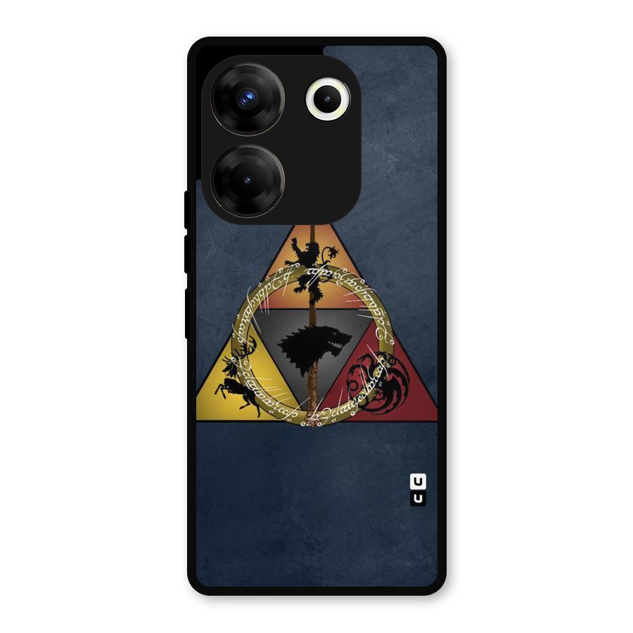 Fight For Crown Metal Back Case for Tecno Camon 20