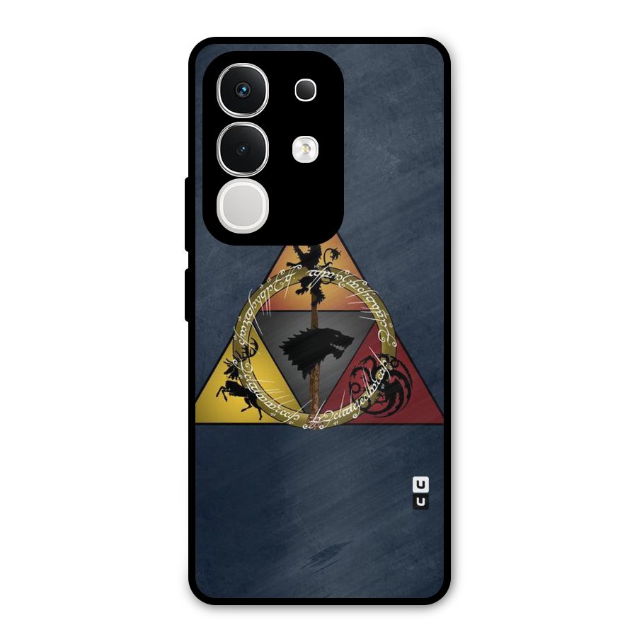 Fight For Crown Metal Back Case for Vivo T4x