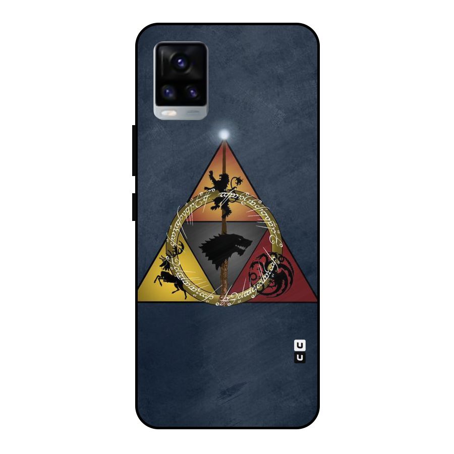 Fight For Crown Metal Back Case for Vivo V20