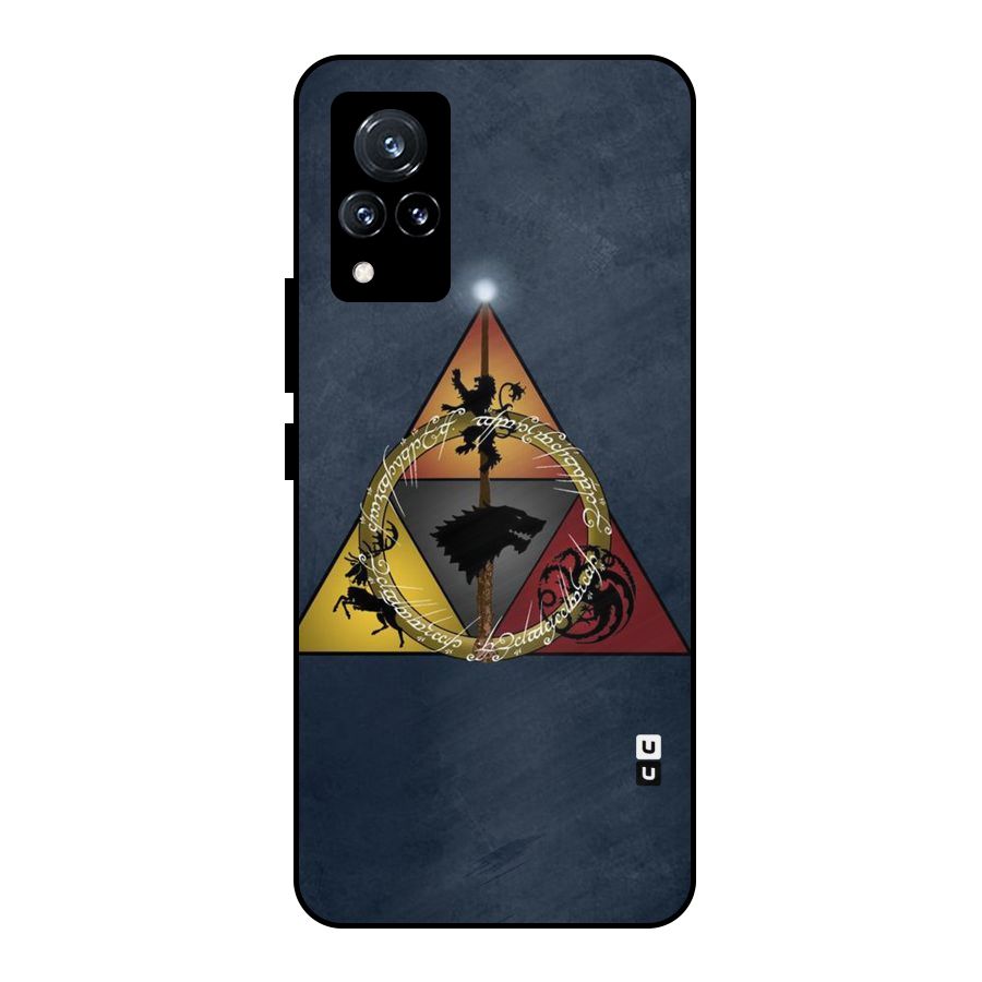 Fight For Crown Metal Back Case for Vivo V21 5G