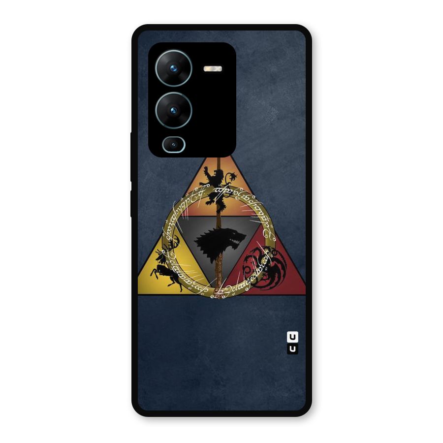 Fight For Crown Metal Back Case for Vivo V25 Pro