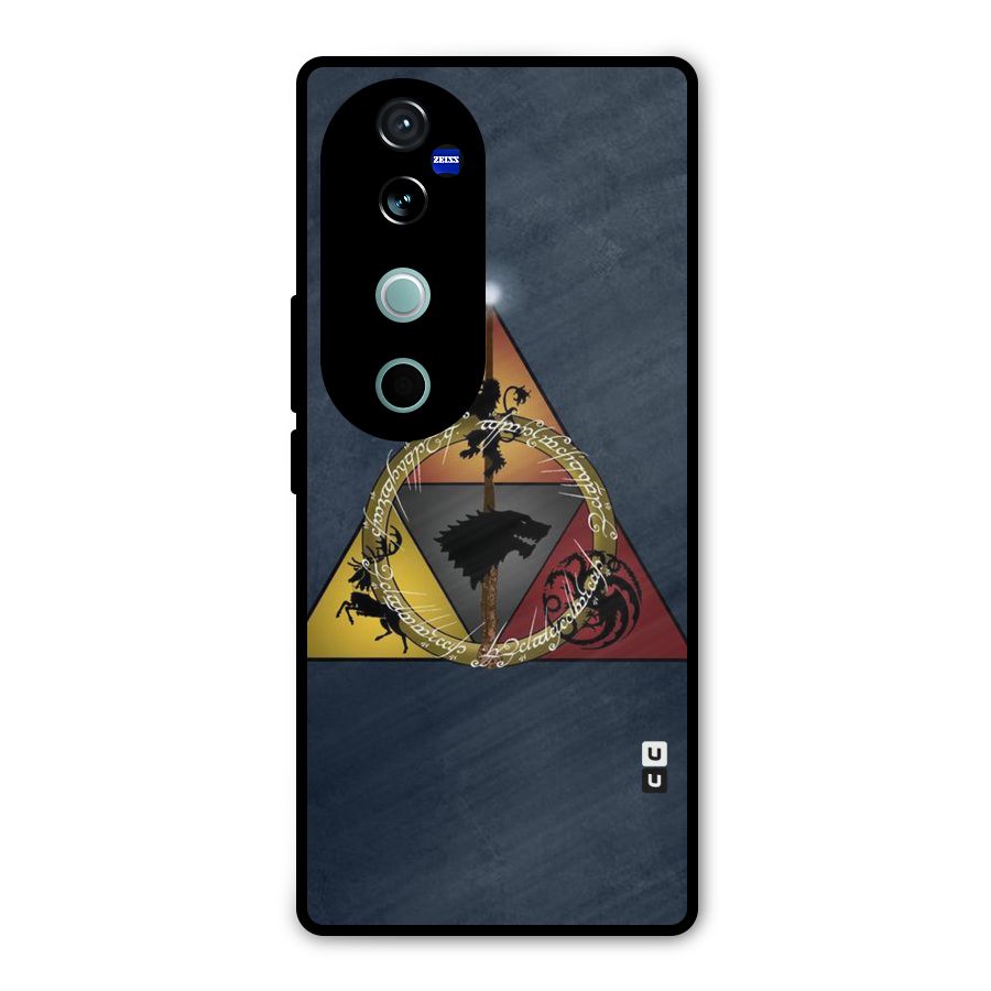 Fight For Crown Metal Back Case for Vivo V40 Pro