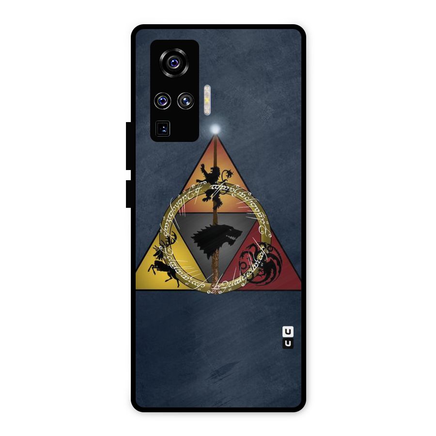 Fight For Crown Metal Back Case for Vivo X50 Pro